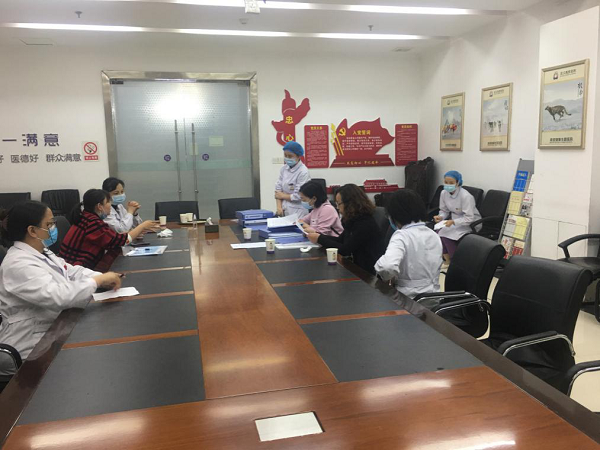 洪山区卫健局向导来院举行疫情防控事情专项检查